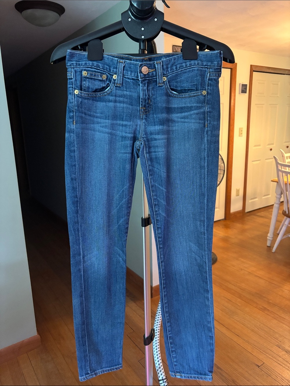 J. Crew Skinny Jeans in Medium Blue Wash